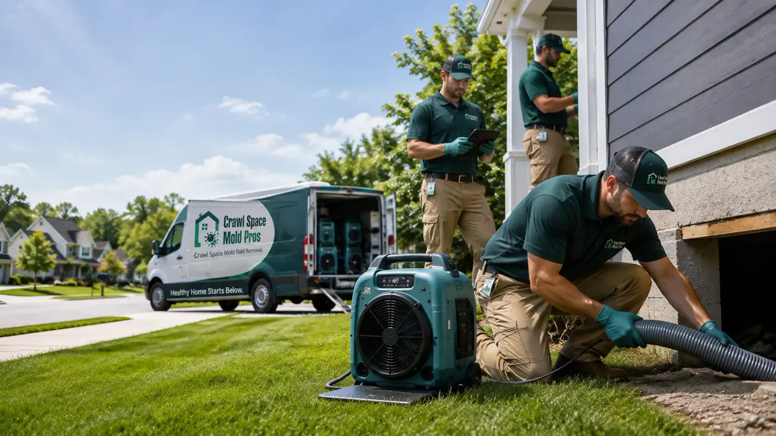 Crawl Space Mold Removal in Story City, IA